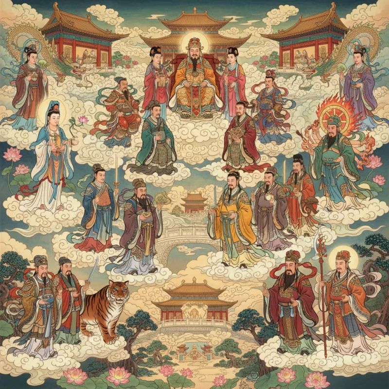 Unveiling the Rich Tapestry of Chinese Deities and Immortals in Folk Religion