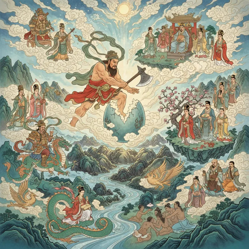 Creation Myths in Chinese Religion: How Gods Made the World