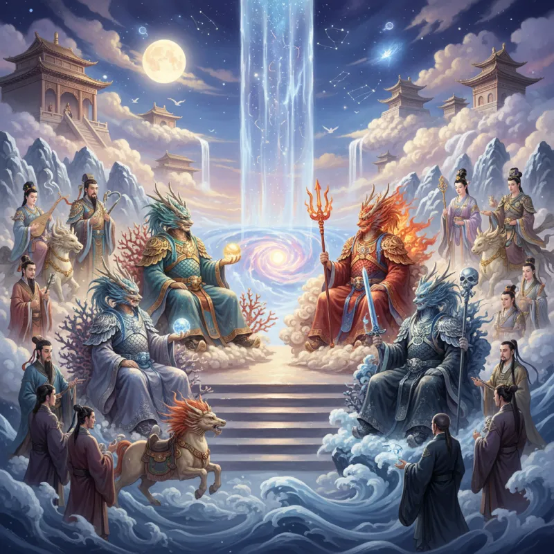 The Dragon Kings of the Four Seas
