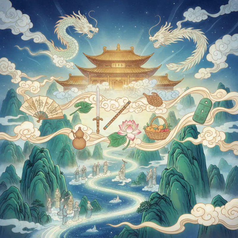 Symbols of the Eight Immortals: Hidden Meanings in Chinese Art