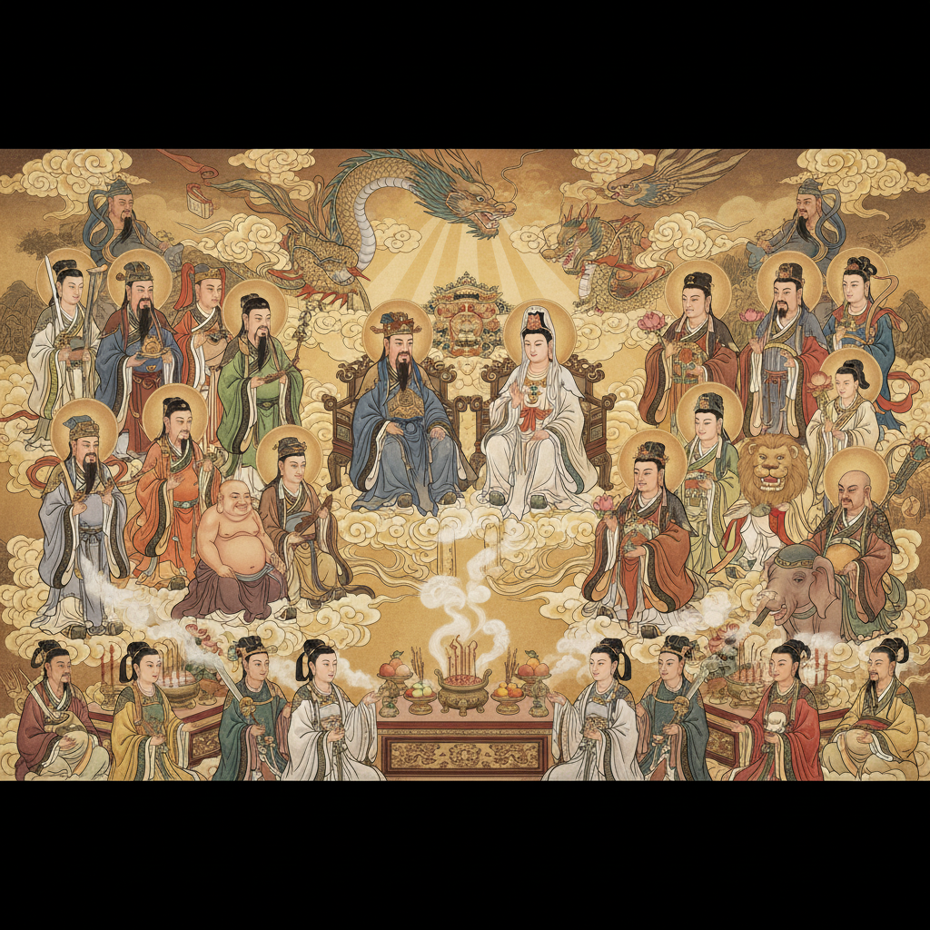Exploring Chinese Deities and Immortals: Rituals in Daoist and Buddhist Traditions