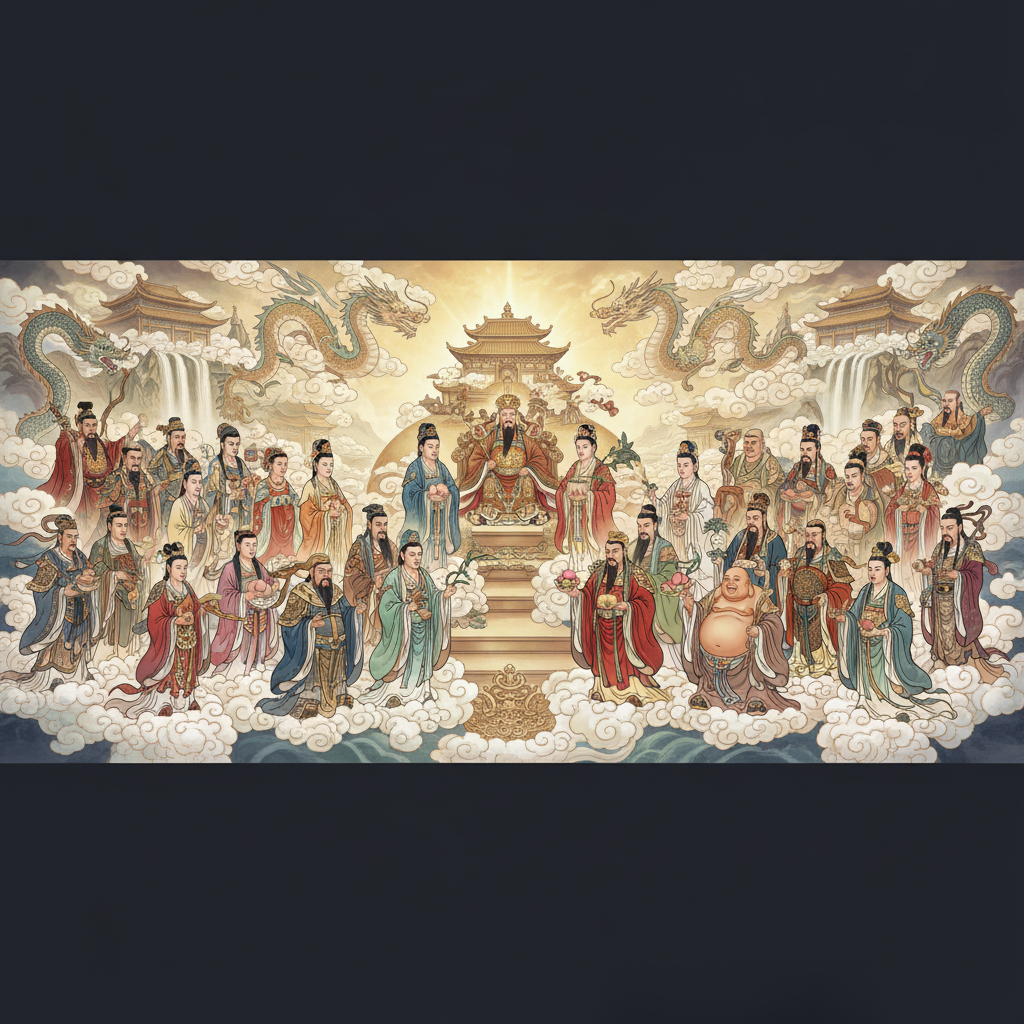Exploring the Rich Tapestry of Chinese Deities and Immortals