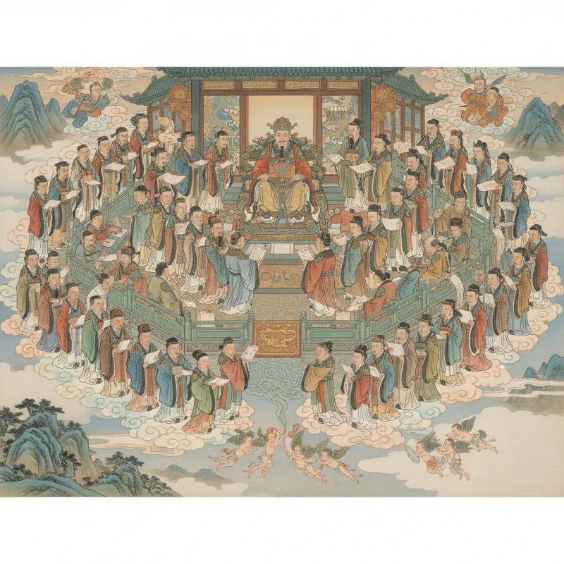 The Heavenly Court: How Chinese Mythology Organized the Universe Like a Government Office