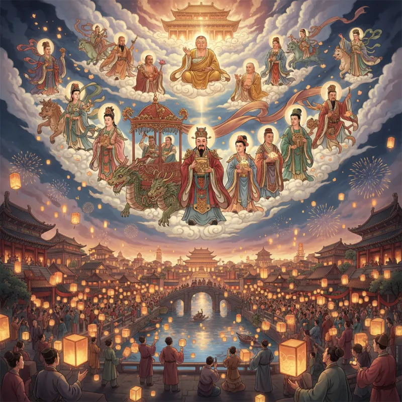 The Lantern Festival: When Gods Walk Among Mortals
