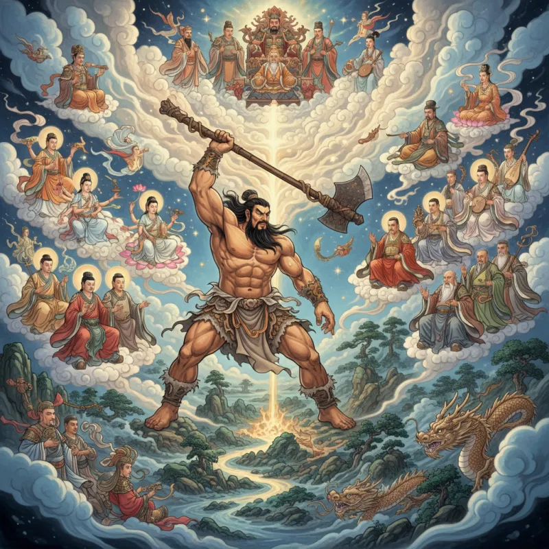 Pangu Opens Heaven and Earth: The Chinese Creation Story